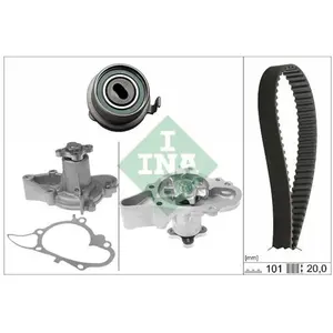 Kit distribution + pompe à eau INA 530 0355 31 pas cher