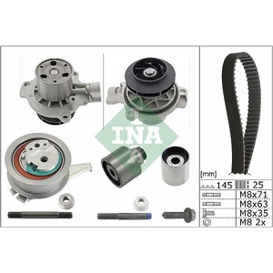 Comparateur de prix : Pompe à eau + kit de courroie de distribution INA, par ex. pour VW, MAN