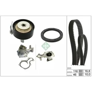 INA 530 0961 30 Pompe à Eau + Kit De Distribution avec pompe à eau pas cher