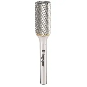 KLINGSPOR Fraise lime carbure cylindrique D. 6 x 18 x 6 mm x Denture :...