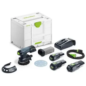 Comparateur de prix : Festool Ponceuse excentrique sans fil ETSC 125 3,0 I-Set - FESTOOL - a...