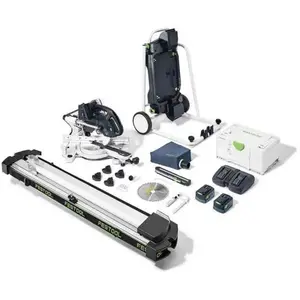 FESTOOL Scie à onglets radiale sans fil KAPEX KSC 60 EB 5.0 I-UG-Set - 2 batteries 5.0 Ah - 577958 pas cher