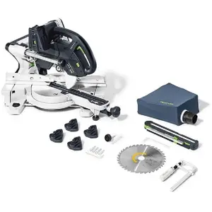 Comparateur de prix : Scie à tronçonner sans fil ksc 60 EB-Basic kapex - 577775 - Festool