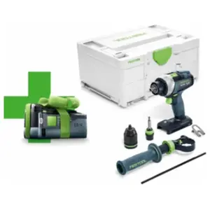 Festool Festool Perceuse Batterie TDC 18/4 I-Basic-5,2 QUADRIVE 577052 pas cher