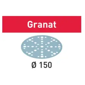 Comparateur de prix : Abrasif Granat Ø150mm P320 STF FESTOOL 575170 pour ponceuse - Boite de 100