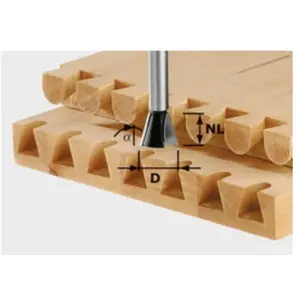 Comparateur de prix : FESTOOL Fraise à queue d'aronde HS avec queue de 8mm HS S8 D20/17/15° - 490995