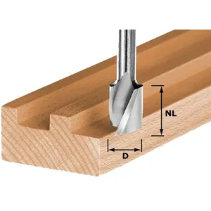 Comparateur de prix : Fraise hélicoïdale avec queue de 8 mm FESTOOL HS Spi S8 D6/16 - 490944