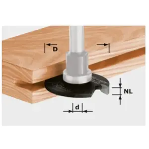 Festool Festool Disque à rainurer à plaquettes HW D40x1,5 - 491038 pas cher