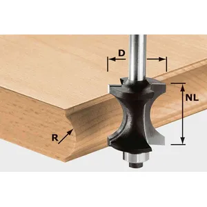 Festool Fraise à Queue D'Aronde HS S8 D20/17/15 - Idéale Pour Assemblages Précis En Bois Tendre