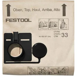 Comparateur de prix : Sac filtre FIS-CT-CTL-CTM 33-5 FESTOOL 452971