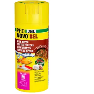 Comparateur de prix : 250 ml de nourriture pour poissons JBL ProNovo Bel Grano M