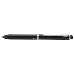 Online 31019 3d stylo bille bi-couleur et stylus en métal rouge bleu