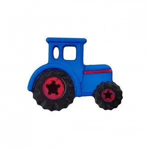 Non communiqué Bouton Tracteur à queue 23mm - Pym(...) - Bleuet Bleu pas cher