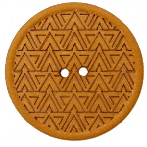 Non communiqué Boutons Recyclés ethniques 20 mm X 4 marron - Union Knopf(...) -
