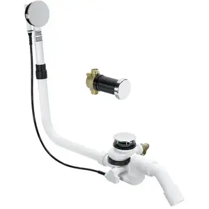 Viega Multiplex Trio F garniture de vidage et de trop-plein avec remplissage Visign M5 set complet, pour baignoire spéciale, 675462, Visign M5Vendu parreuter