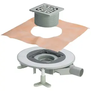 Viega Advantix Évacuation de salle de bains, set complet, pour une ins...
