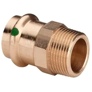Viega - Raccord droit bronze à sertir f/m 2211 - 3/4' - 16 mmVendu parrakuten