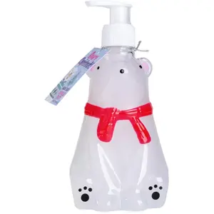Comparateur de prix : Accentra Beary Christmas Savon pour Les Mains en Forme d'ours Polaire 310 ML avec Pompe - Savon Liquide - Parfum : Vanille Frost