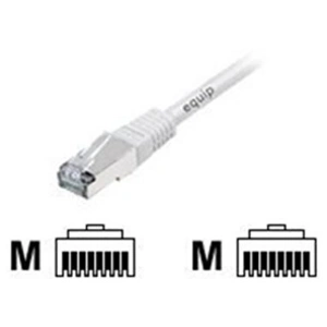 Comparateur de prix : Digital data communications Câble patch - EQUIP - Cat. 7 S/FTP - 1,0 m - Blanc - Contacts dorés