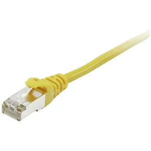 Comparateur de prix : Digital data communications Cordon de raccordement RJ-45 (M) - RJ-45 (M) - 15 m - SFTP - CAT 6 - Jaune - Equip