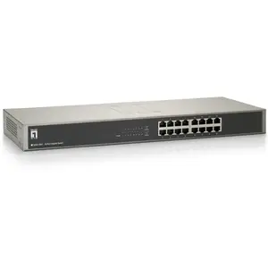 Comparateur de prix : Commutateur réseau LEVELONE 19" 16 Port Gigabit 