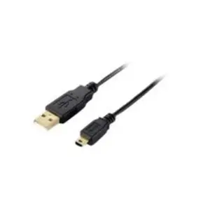 Equip - Câble USB - USB (M) pour mini USB type B (M) - USB 2.0 - 3 m - noir