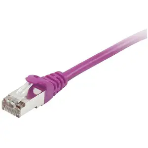 Comparateur de prix : Equip 605551 Equip Câble patch Cat6 S/FTP 2xRJ45 2.00m violet LSZH Polybag