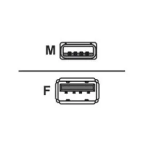 Equip 128852 câble USB USB 2.0 5 m USB A Noir