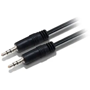 Comparateur de prix : Digital Data Communications Equip 3.5mm-3.5mm 2.5m, 3,5mm, Mâle, 3,5mm, Mâle, 2,5 m, Noir