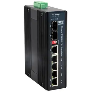 Comparateur de prix : LevelOne Level One Switch Industrial 4 Ports 10/100/1000 Poe + 1 Sfp + 1 Combo