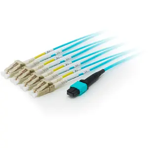 Equip Câble Fibre Optique Cyan Om4 Lc 4x 25556607 10 M