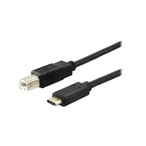 Comparateur de prix : Equip - Câble USB - USB type B (M) pour 24 pin USB-C (M) - USB 2.0 - 3 A - 1 m - moulé - noir