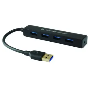 Comparateur de prix : Conceptronic C4PUSB3 - Concentrateur (hub) - 4 x SuperSpeed USB 3.0 - de bureau