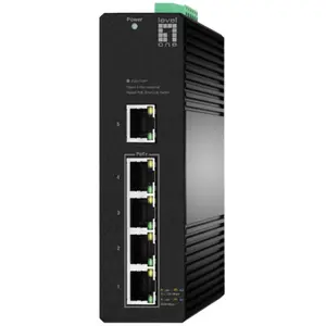 Comparateur de prix : LevelOne IGS-2105P commutateur réseau Géré L2 Gigabit Ethernet (10/100/1000) Connexion Ethernet, supportant l'alimentation via c IGS-2105P