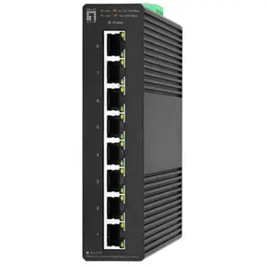 Comparateur de prix : LevelOne IGS-2108 commutateur réseau Géré L2 Gigabit Ethernet (10/100/1000) Noir IGS-2108