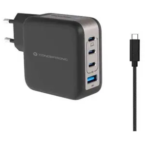 Comparateur de prix : Conceptronic Chargeur Mural Usb-a Et Usb-c Althea18b Gan 100w