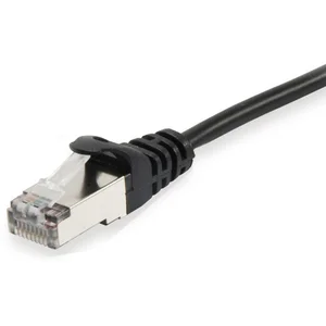 Comparateur de prix : equip Cordon de raccordement CAT 6a équipé RJ-45 mâle-mâle 1m SFTP PiMF noir