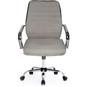 Equip Chaise de bureau ergonomique à dossier haut gris pas cher