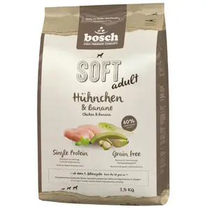 Comparateur de prix : Bosch HPC Soft Poulet & Banane | Aliment semi-humide pour chiens adult...
