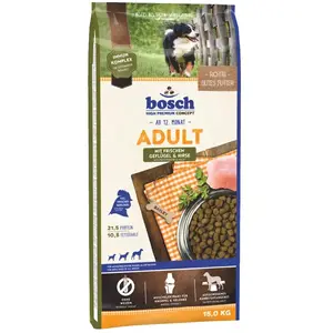 Comparateur de prix : 15kg Adult volaille, millet bosch® - Croquettes pour chien