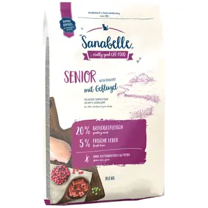 Comparateur de prix : bosch Tiernahrung Sanabelle Senior - Croquettes pour chats âgés à partir de 8 ans - 1 x 10 kg