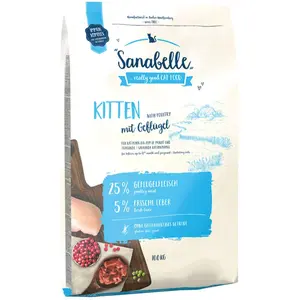 bosch Tiernahrung Sanabelle Nourriture Pour Chaton Avec Volaille 10kg pas cher