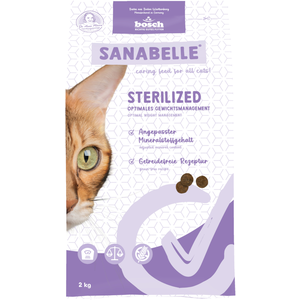 2kg Sterilized Sanabelle croquettes pour chat pas cher