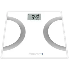Comparateur de prix : Medisana BS 445 Connect Rectangle Blanc Pèse-personne électronique