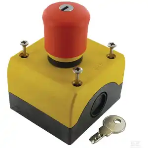 Boite à bouton arrêt d urgence à clé 1O 1F IP67 RMQ-Titan Eaton pas cher