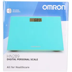 Pèse-personne numérique OMRON - Modèle HN-289-EB - Bleu - Technologie ... pas cher