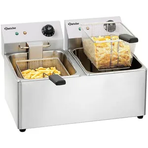 Comparateur de prix : Bartscher SNACK IV - Friteuse - 8 litres - 6.5 kWatt - argent
