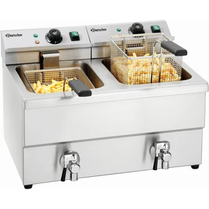 Comparateur de prix : Friteuse professionnelle à poser double imbiss II - 2 x 8 Litres - Bartscher