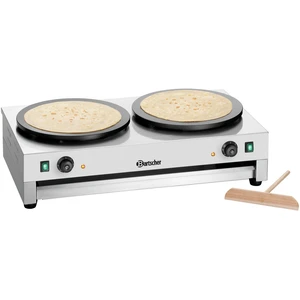 Bartscher Crêpière Professionnelle Electrique Double Crêpes pas cher