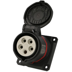 Comparateur de prix : Socle prise triphasé femelle cee, 5 x 16A, incliné Walther Neo